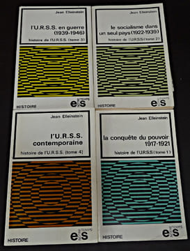 Histoire de l'U.R.S.S, tomes 1 à 4. Elleinstein Jean