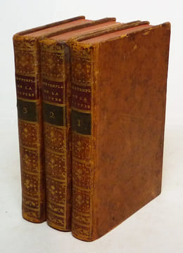 Contemplation de la nature (3 volumes). Bonnet Charles