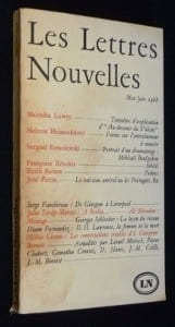 Les lettres nouvelles. Mai-juin 1968