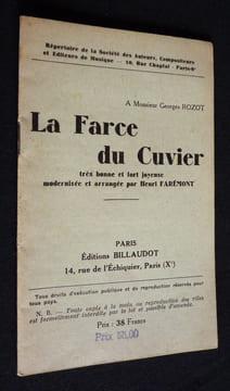 La Farce du Cuvier. Farémont Henri