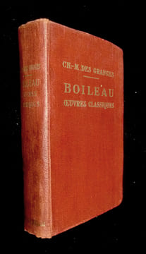 Boileau : Oeuvres classiques dispoésées d'après l'ordre chronologique. Boileau,Granges Ch.-M. des