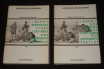 L'Esprit des usages et des coutumes des différents peuples (2 volumes). Demeunier J.N.