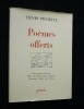 Poèmes offerts. Pichette Henri