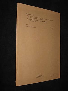The Determination of body measurements, surface area and body volume by photography. Basil Geoghegan