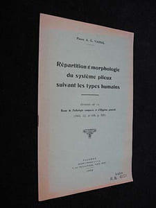 Répartition et morphologie du système pileux suivant les types humains