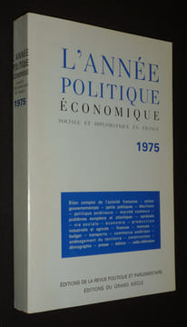 L'Année politique, économique, sociale et diplomatique en France, 1975. Collectif
