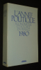 L'Année politique, économique, sociale et diplomatique en France, 1980. Collectif