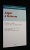 Appel à témoins. Mutations sociales et avenir de la mission chrétienne. Collectif