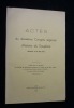 Actes du deuxième Congrès régional d'histoire du Dauphiné (Briançon, 15-16 mai 1971). Collectif