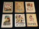 Six ouvrages illustrés des Éditions Athéna. Daudet Alphonse, Sainte-Beuve, Tillier Claude, Béraud Henri, Van der Meersch Maxence, Arnac Marcel