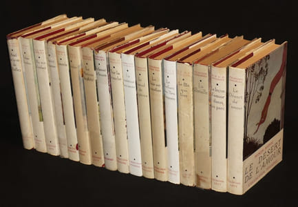 "17 volumes de la collection ""Pourpre"""