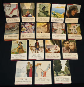 "17 volumes de la collection ""Pourpre"""