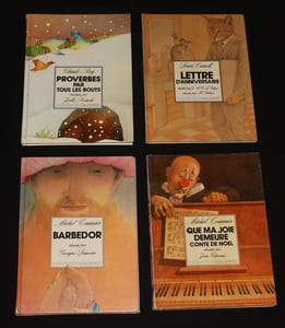 Lot de quatre albums de la collection Enfantimages