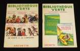 Biblioth&egrave;que verte , deux catalogues. Hachette