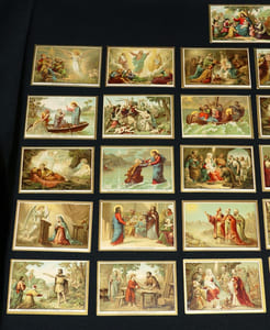 35 chromos religieux