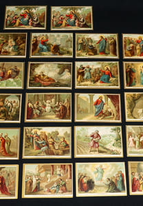 35 chromos religieux