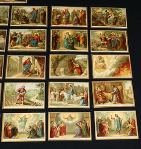 35 chromos religieux