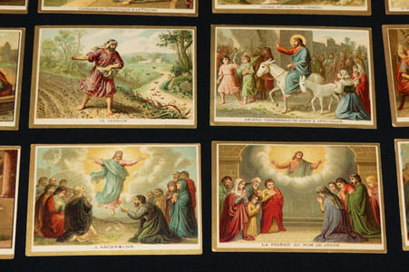 35 chromos religieux