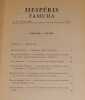 Hespéris Tamuda (Vol. VI - Fascicule unique - 1965). Collectif