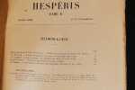 Hespéris. Archives berbères et bulletin de l'Institut des Hautes Etudes Marocaines (année 1922 complète). Collectif