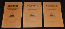 Hespéris. Archives berbères et bulletin de l'Institut des Hautes Etudes Marocaines (année 1922 complète). Collectif