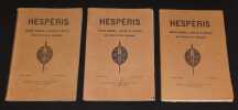 Hespéris. Archives berbères et bulletin de l'Institut des Hautes Etudes Marocaines (1er, 2e et 4e trimestres 1923). Collectif