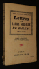 A une amie de province. Lettres de Laure Surville de Balzac, 1831-1837. Faure-Biguet J.-N., Surville de Balzac Laure de, Chancerel André