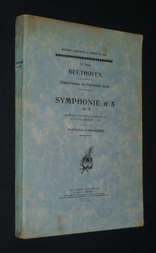 Beethoven - Symphonie n°5, Op.67 - Partition d'orchestre. Beethoven Ludwig van