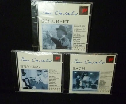 Pablo Casals. Les absolus (coffret 3 CD). Bach J. S.,Brahms Johannes,Schubert Franz