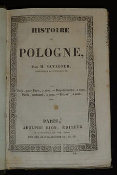 "Bibliothèque ""à deux sous"" (recueil d'ouvrages édités par Adolphe Rion et Beaujouan) : Histoire, géographie, fables, rhétorique, etc.". ...