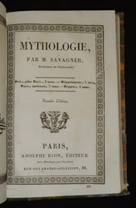 "Bibliothèque ""à deux sous"" (recueil d'ouvrages édités par Adolphe Rion et Beaujouan) : Histoire, géographie, fables, rhétorique, etc."