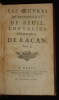 Les Oeuvres de M. Honorat de Beuil, chevalier, Seigneur de Racan (2 volumes). Beuil Honorat de (Seigneur de Racan)