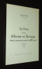 Le Livre et sa diffusion en Bretagne dans la première moitié du XVIe siècle. Duval Michel