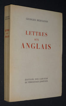 Lettres aux anglais. Bernanos Georges