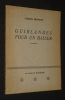 Guirlandes pour un baiser. Pichery Ronan