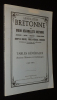 Association bretonne et Union Régionaliste Bretonne : Tables générales (section d'Histoire et d'Archéologie), 1847-1987. Collectif