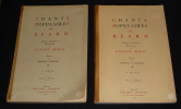 Chants populaires du Béarn, 1er et 2e recueil (2 volumes). Mirat Gaston