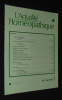L'Actualité homéopathique (Vol.1 - mars 1989 - n°1). Collectif