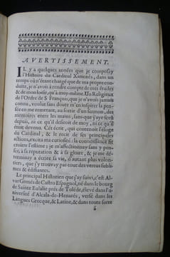 Histoire du cardinal Ximenés. Flechier Esprit