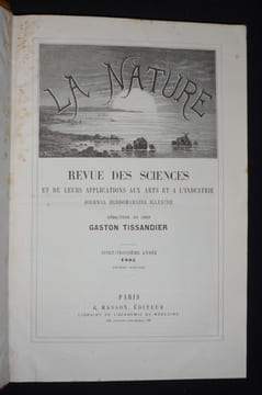 La Nature (23e année, 1895). Collectif,Tissandier Gaston