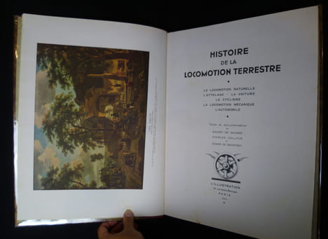 Histoire de la Locomotion Terrestre. La locomotion naturelle - L'attelage - La voiture - Le cyclisme - La locomotion mécanique - L'automobile. Dollfus ...