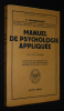 Manuel de psychologie appliquée. Chamboulant S.