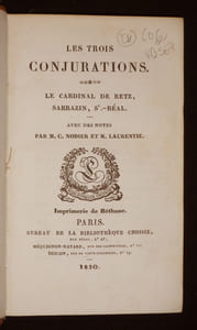 Les Trois Conjurations