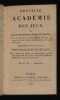 Nouvelle acad&eacute;mie des jeux ou r&egrave;gles des jeux du wisth, du boston, de la bouillote, de l'&eacute;cart&eacute;, du reversis.... C. B.... Amateur
