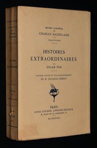 Histoire extraordinaires par Edgar Poe, notices, notes et éclaircissements de M. Jacques Crépet