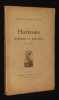 Horizons minimes et pr&eacute;cieux. Vers posthumes. Benjamin-Constant Emmanuel