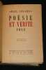 Po&eacute;sie et v&eacute;rit&eacute; 1942. Eluard Paul