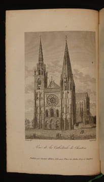 Description historique et descriptive sur l'eglise de Notre-Dame Chartres nouvelle édition considérablement augmentée, et ornée de gravures. Gilbert ...