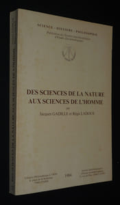 Des sciences de la nature aux sciences de l'homme