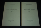 Manuel des antiquités romaines : le droit public romain (2 volumes). Mommsen Théodore